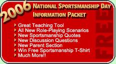 2006 National Sportsmanship Day Packet Graphic