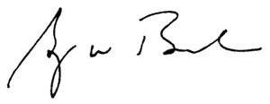 George W. Bush signature