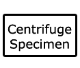 box: centrifuge specimen