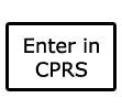 box: enter in CPRS