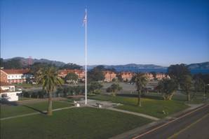 A photo of the Main Post and Pershing Square.