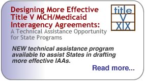 MCH-Medicaid Coordination