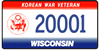 Veteran license plate image