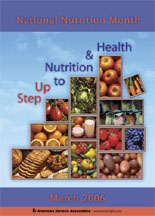 2006 National Nutrition Month Graphic