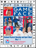 National Physical Education and Sports Week Poster Graphic