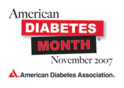 American Diabetes Month 2007 Graphic