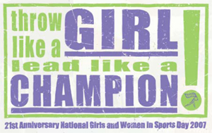 National Girls and Women in Sports Day 2007 Graphic