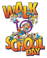 Walk to School Day Graphic