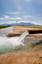 A canal near Maricopa, Arizona: Click here for full photo caption.