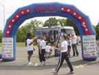 Photo of the Steps Across America exhibit