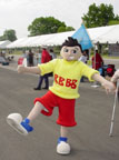 Photo of Flip, one of the CircusFit mascots from Ringling Bros. and Barnum & Bailey