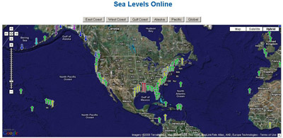 Example of Sea Level rise