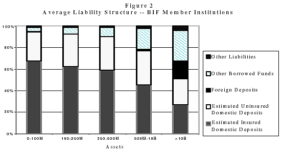 Figure 2. Average Liability Structure--BIF Member Institutions