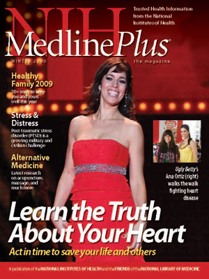 Cover of NIH MedlinePlus the Magazine Winter 2009 Issue