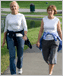 Picture of two women walking.