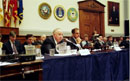 Administrator Linton Brooks testifies at a March hearing before the House Armed Services Subcommittee on Strategic Forces.