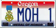 Congressional Medal of Honor License Plate