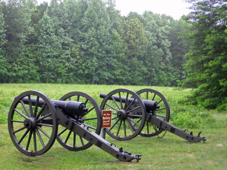 Cannon at Spotsylvania Battlefield