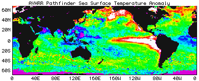 Global Sea Surface Temperature Data - 08/1997