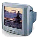 clip art. Shows a television set