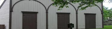 Woodshed on the grounds of the Old House