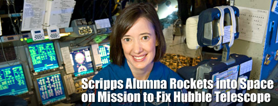 Scripps Alumna Rockets into Space on Mission to Fix Hubble Telescope
