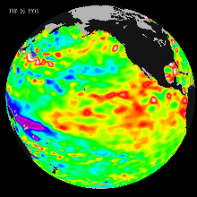 Global Sea Surface Height Data - 02/1993