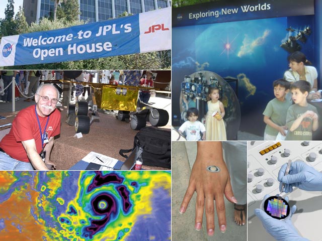 montage of Open House activities