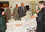 Dr. Stephen Jones, center, principal deputy assistant secretary of defense for health affairs, and Dr. Gail Wilensky, Defense Health Board president, receive a briefing on the interactive human patient simulator from Air Force Col. (Dr.) Lee E. Payne, 60th Medical Group commander, and Ivan Fronefield, SimCenter manager, during a visit to the David Grant U.S. Air Force Medical Center’s Simulation Center at Travis Air Force Base, Calif. U.S. Air Force photo by Jim Spellman