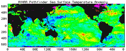 Global Sea Surface Temperature Data - 03/1995