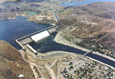 Aerial View of Grand Coulee Dam
