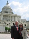 Rep. Hoyer with Tracy Bowen, Director of the Alice Ferguson Foundation, recipient of a 2008 National Park Service grant.