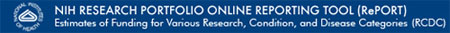 National Institutes of Health - NIH Research Portfolio Online Reporting Tool (RePORT)