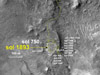 Spirit's traverse map through Sol 1893