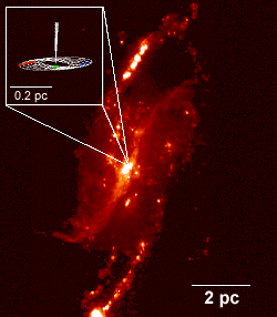 VLA image of NGC 4258