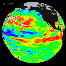 Global Sea Surface Height Data - 12/1994