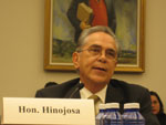 Rep. Hinojosa testifies before Committee