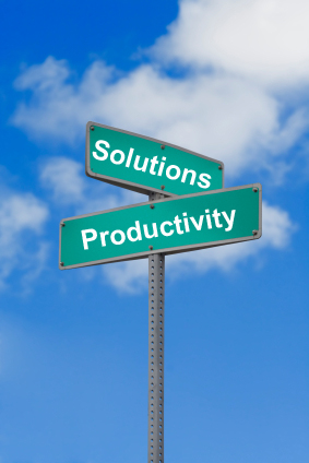 Picture of an Intersection Corner of Productivity and Solutions