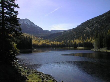 Photo of Strawberry Lake with Strawberry Mountain in the background