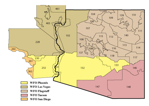 Fire Weather Forercast Map