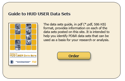 Guide to HUD USER Data Sets