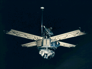 Image of the Mariner  7 spacecraft
