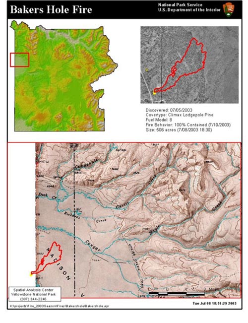 Baker's Hole Fire Cover Sheet