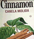 photo: cinnamon product lable