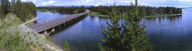 Fishing Bridge over Yellowstone River