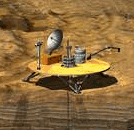 A graphic image that represents the Mars Missions Beyond 2009 mission