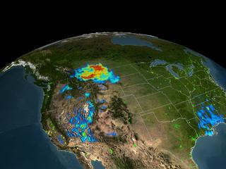Air quality from EPA and MODIS on 1 September 2003