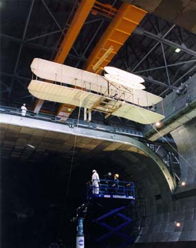 Wright Flyer Replic Suspended