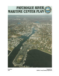 Cover of Patchogue River Maritime Center Plan.