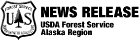 News Release, USDA Forest Service, Alaska Region - with Forest Service shield